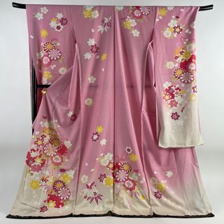 振袖 身丈183cm 裄丈71.5cm 正絹 逸品 【中古】(着物)