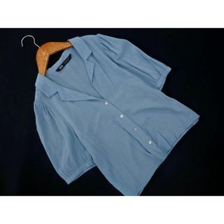 ZARA - ZARA ザラ ブラウス シャツ sizeS/青 ■◆ レディース