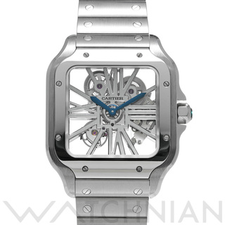 カルティエ(Cartier)の中古 カルティエ CARTIER WHSA0007 スケルトン メンズ 腕時計(腕時計(アナログ))