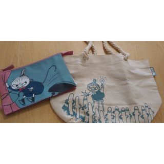 MOOMIN - リトルミィ　キャンバスバッグとポーチのセット