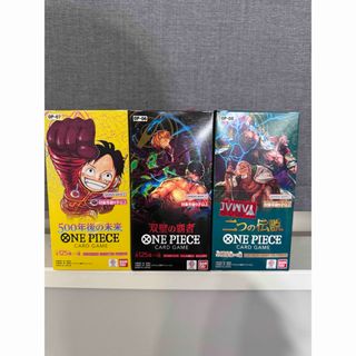 ワンピース(ONE PIECE)の双璧の覇者 500年後の未来 二つの伝説 各1BOX テープ付き ワンピース(Box/デッキ/パック)