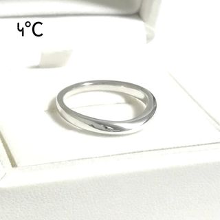 4℃ - 【美品】4℃ シルバーリング 12号