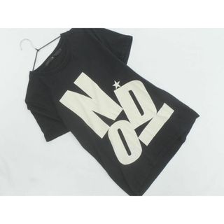 NO ID. - NO ID ノーアイディー ロゴ プリント Tシャツ size1/黒 ■◆ メンズ