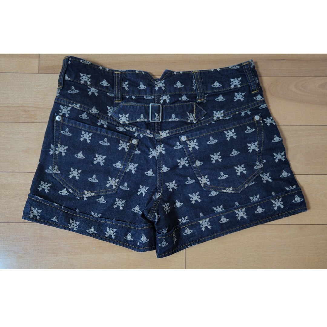 廃盤 激レア vivienne westwood オーブ デニム ショートパンツ 廃盤 激レア vivienne westwood オーブ デニム ショートパンツ