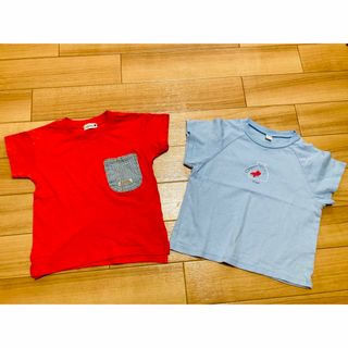 ブランシェス(Branshes)のTシャツ ボーイズ 100cm 2枚セット(Tシャツ/カットソー)