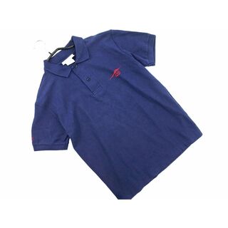 ビームス(BEAMS)のBEAMS T ビームスT MANGART ポロシャツ sizeS/紺 ■◆ メンズ(ポロシャツ)