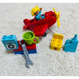 レゴ(Lego)の10908 レゴデュプロ　パイロットと飛行機(積み木/ブロック)