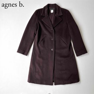 agnes b. - 美品　agnes b. アニエスベー　ロングコート　チェスターコート　ウール