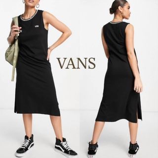 ヴァンズ(VANS)の【タグ付き新品 S〜M】バンズ ロング丈ワンピース(ロングワンピース/マキシワンピース)