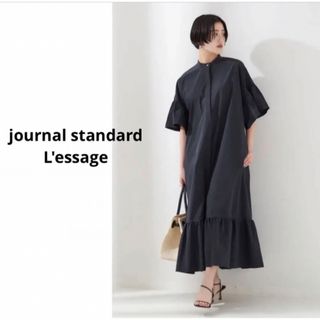 JOURNAL STANDARD - 今季　L'essage レジーロ ギャザースリーブワンピース