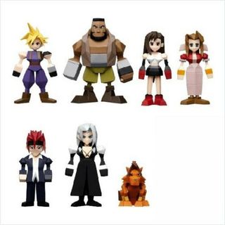 スクエア(SQUARE)のff7リメイク　1番くじ　G賞　ミニフィギア　7点セット(キャラクターグッズ)