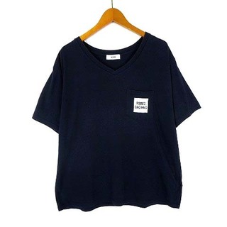 ロデオクラウンズワイドボウル Tシャツ カットソー ビッグ ロゴ  半袖 M-L(Tシャツ(半袖/袖なし))