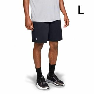 UNDER ARMOUR - 【新品】アンダーアーマー　黒　L　ハーフパンツ　メンズ　ブラック　メッシュ