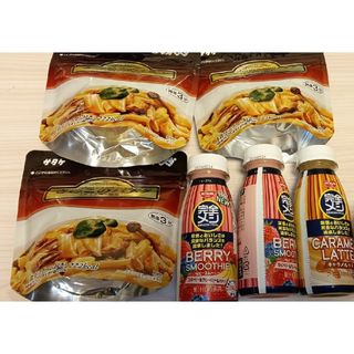 本日限定セール　非常食　サタケマジックパスタ　きのこ　ペペロンチーノ　4個セット(その他)