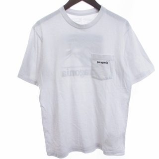 patagonia - パタゴニア Tシャツ カットソー 半袖 バックプリント 白 XS