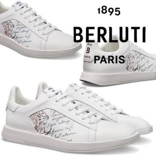 ベルルッティ(Berluti)の定価23万　ベルルッティBERLUTIステラスクリット　カーフレザースニーカー9(スニーカー)