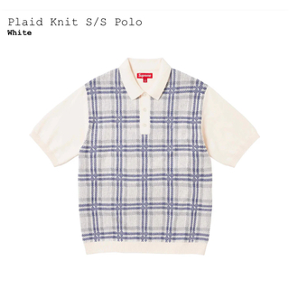 Supreme Plaid Knit S/S Polo