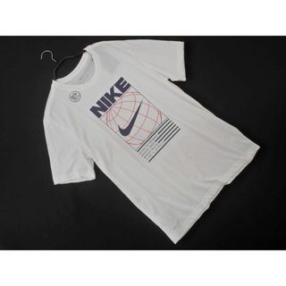 ナイキ(NIKE)のNIKE ナイキ ロゴ プリント Tシャツ sizeL/白 ■◆ メンズ(Tシャツ/カットソー(半袖/袖なし))