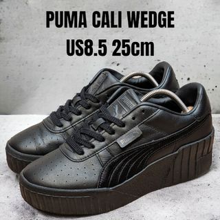 プーマ(PUMA)のPUMA プーマ カリウェッジ 25cm 厚底スニーカー ブラック(スニーカー)