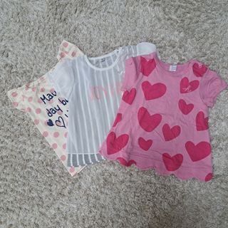 ハッカベビー(hakka baby)の女の子　夏服トップス　90～95(Tシャツ/カットソー)