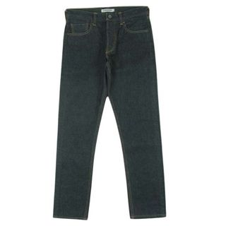 クーティー(COOTIE)のCOOTIE クーティー 5 Pocket Rigid Denim Indigo ボタンフライ ストレート リジッド デニム パンツ インディゴブルー系 S【中古】(デニム/ジーンズ)