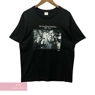 1988-2000 The Smashing Pumpkins Band Tour S/S Tee 1988-2000 スマッシング・パンプキンズバンドツアーTシャツ 半袖カットソー ヴィンテージTシャツ 加工 フォトプリント バンT ブラック サイズL【240527】【中古-A】【me04】(Tシャツ/カットソー(半袖/袖なし))