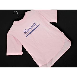 チャオパニック(Ciaopanic)のCIAOPANIC TYPY チャオパニックティピー オーバーサイズ プリント Tシャツ sizeone/ピンク ■◆ メンズ(Tシャツ/カットソー(半袖/袖なし))