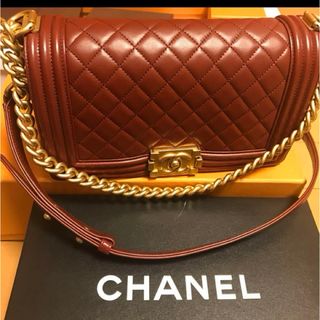 CHANEL - CHANEL シャネル　ボーイシャネル  チェーンショルダーバッグ