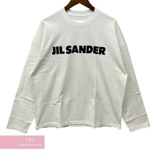 ジルサンダー(Jil Sander)のJIL SANDER 2024SS Logo Print Sweatshirt J22GC0136 J45047 ジルサンダー ロゴプリントスウェットシャツ クルーネックトレーナー ロゴプリント ホワイト サイズM【240527】【新古品】【me04】(スウェット)