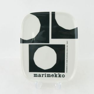 マリメッコ(marimekko)のmarimekko マリメッコ 創立70周年 co-created KIVET キヴェット プレート 中皿 スクエア 廃盤 北欧 SU7097S (食器)