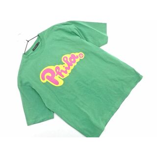 niko and ニコ アンド プリント 半袖 Tシャツ sizeS/緑 ■◆ メンズ
