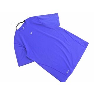 ナイキ(NIKE)のNIKE ナイキ クルーネック 半袖 トレーニングウェア Tシャツ sizeXL/青 ■◆ メンズ(Tシャツ/カットソー(半袖/袖なし))