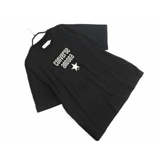 コンバース(CONVERSE)のCONVERSE コンバース TOKYO トウキョウ ロゴ プリント Tシャツ size4/黒 ■◆ メンズ(Tシャツ/カットソー(半袖/袖なし))