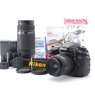 キヤノン(Canon)の大人気機種♪Wi-Fi搭載＆ダブルレンズの大満足セット❤️Nikon D7200(デジタル一眼)