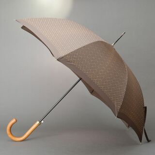 LOUIS VUITTON - ルイヴィトン♡パラプルュイ・ジブレ モノグラムミニ長傘/雨傘 プッシュ式ブラウン