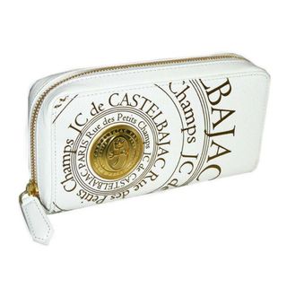 カステルバジャック(CASTELBAJAC)のカステルバジャック プルトン ラウンドファスナー長財布 077225 ホワイト(長財布)