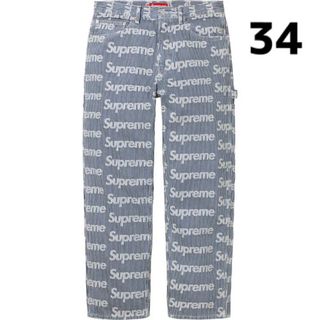 シュプリーム(Supreme)の34■Supreme Denim Painter Pant Stripe(デニム/ジーンズ)