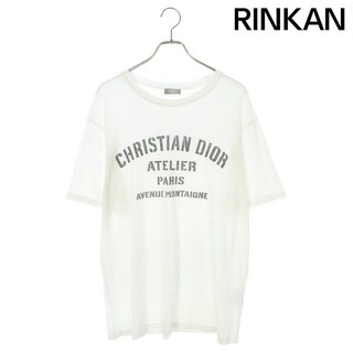 ディオール(Dior)のディオール  043J615A0589 アトリエロゴプリントオーバーサイズTシャツ メンズ XL(Tシャツ/カットソー(半袖/袖なし))