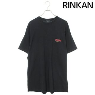 バレンシアガ  18SS  489862 TWK52 SINNERSプリントTシャツ メンズ S