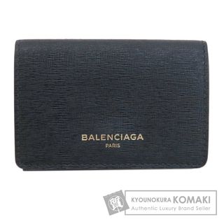 バレンシアガ(Balenciaga)のBALENCIAGA 490621 三つ折り ミニウォレット 二つ折り財布（小銭入れあり） レザー レディース(財布)