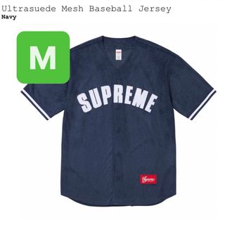 シュプリーム(Supreme)のSupreme Mesh Baseball Jersey NAVY "M"(シャツ)