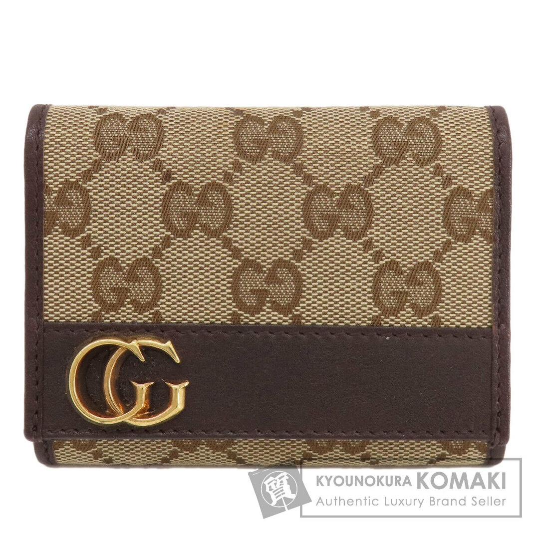 GUCCI 245762 GG カードケース キャンバス レザー レディース GUCCI 245762 GG カードケース キャンバス レザー レディース