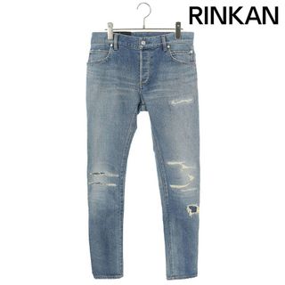 BALMAIN - バルマン  RH15230Z013 ダメージ加工スキニーデニムパンツ メンズ 29インチ