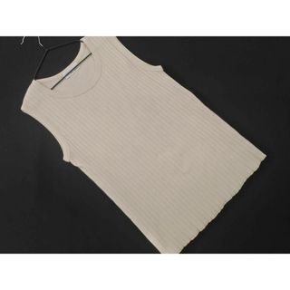 ユナイテッドアローズ(UNITED ARROWS)のgreen label relaxing グリーンレーベルリラクシング ユナイテッドアローズ ノースリーブ カットソー アイボリー ■◆ レディース(カットソー(半袖/袖なし))