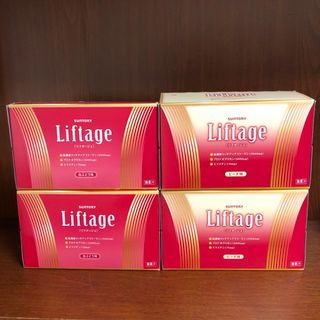 サントリー(サントリー)のLiftage　リフタージュ　白ぶどう味　ピーチ味　4箱セット　39本(コラーゲン)