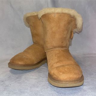 アグ(UGG)のUGG✨アグ　ムートンブーツ　22cm レディース　スウェード(ブーツ)