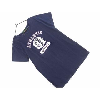 EASTBOY イーストボーイ プリント 半袖 Tシャツ size11/紺 ■◆ レディース