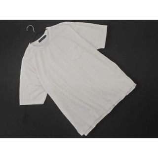 レイジブルー(RAGEBLUE)のRAGEBLUE レイジブルー リブ 切替 カットソー sizeM/オフホワイト ■◆ メンズ(Tシャツ/カットソー(半袖/袖なし))