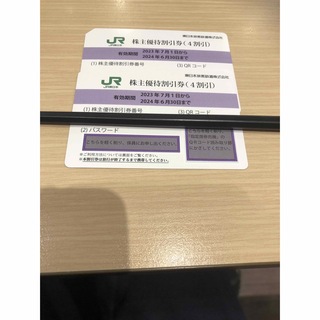 ジェイアール(JR)のJR東日本 株主優待 割引券 2枚(鉄道乗車券)