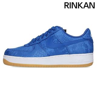 ナイキ(NIKE)のナイキ  AIR FORCE 1 LOW CLOT BLUE SILK CJ5290-400 エアフォースワンロークロットブルーシルクスニーカー メンズ 26cm(スニーカー)